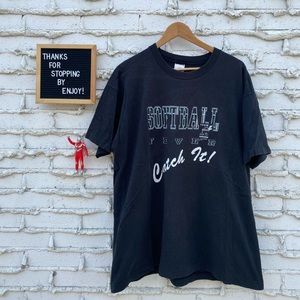 Vintage Opium Softball 1995 Shirt Tournament Black On Black